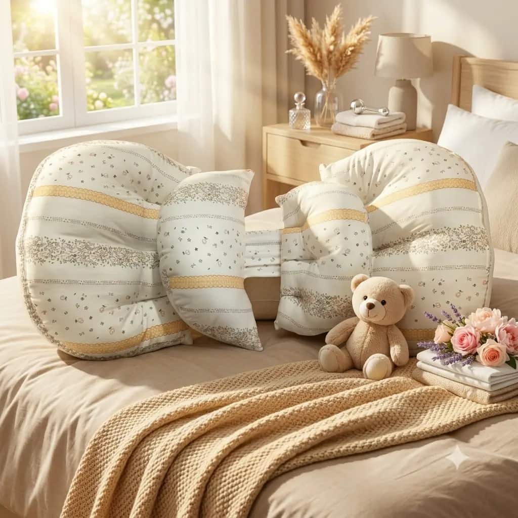 প্রিমিয়াম প্রেগনেন্সি পিলো সুপার সফট (White)