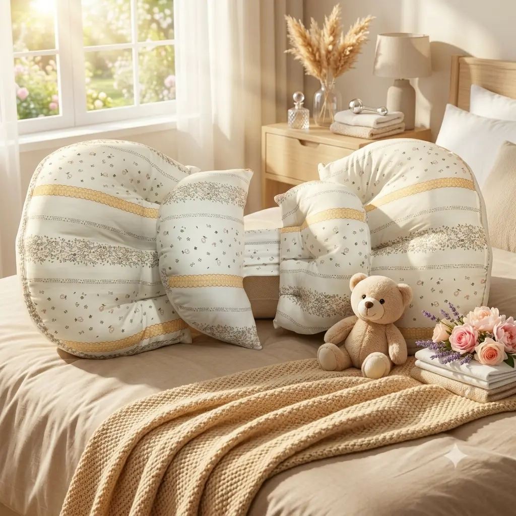 প্রিমিয়াম প্রেগনেন্সি পিলো সুপার সফট (White)